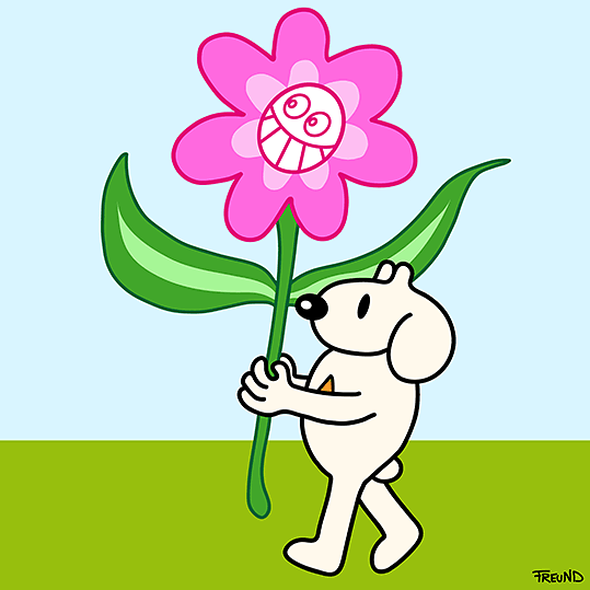 Blumenschirm